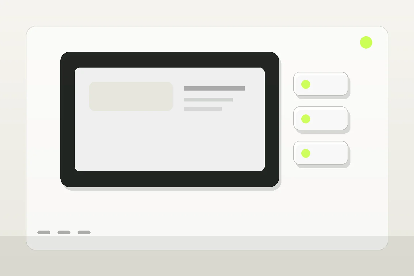 Websitevorschau mit Rueckmeldekarten und Freigabepunkten ohne Kundendaten